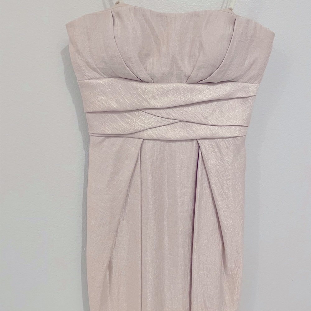 Champagne colored cocktail dress